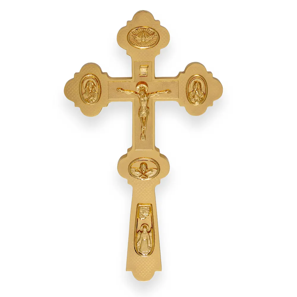 Altar cross №6-2 complex small gilding