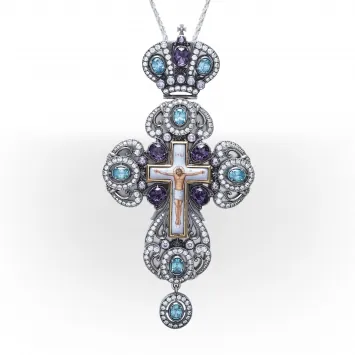 Pectoral cross №158 silver