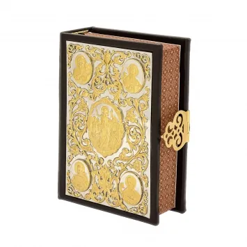 Gospel 170×120 leather cover electroformed covers partial gilding