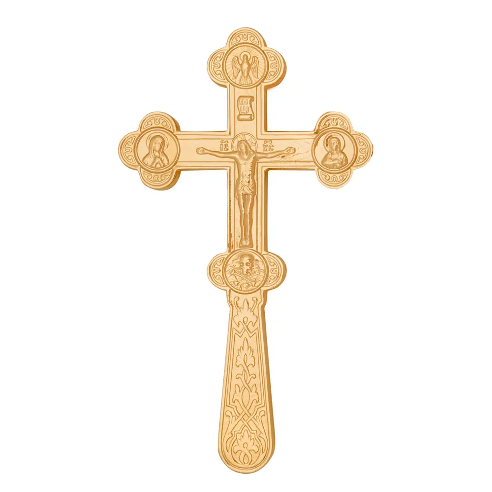 Cross for blessing water №1-1 gilding