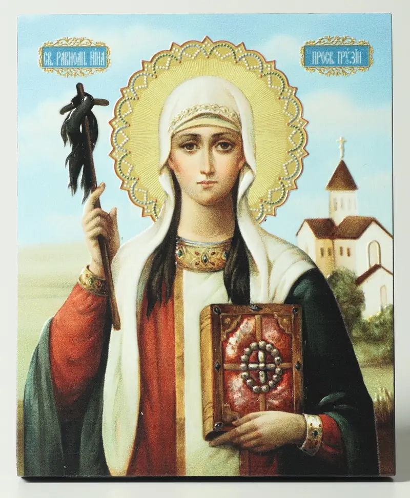 Icon on board 13×15 3D print, varnish Nino