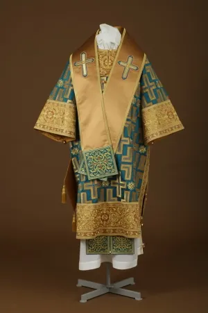 Bishop's vestment №083 silk-viscose machine embroidery