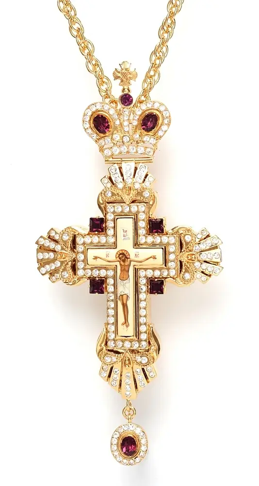Pectoral cross №127 / gilding
