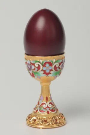 Easter egg stand №53 filigree, enamel / gilding