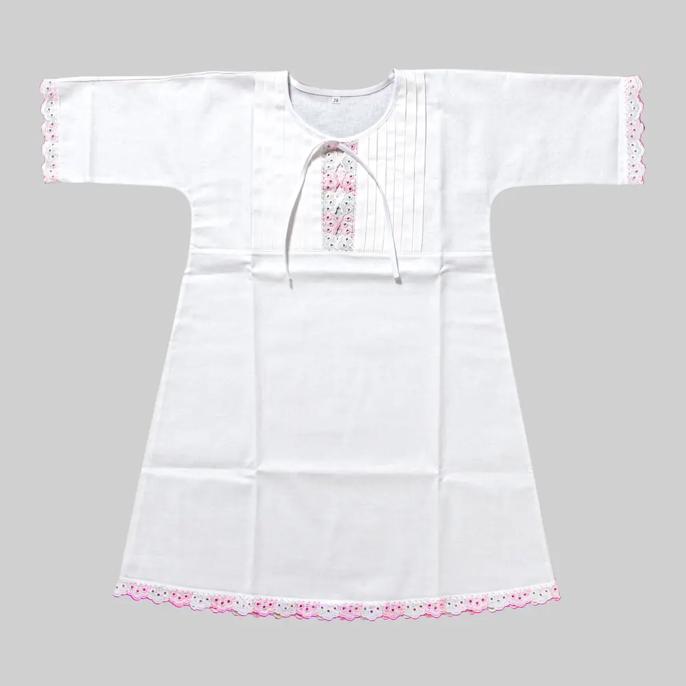 Baptismal shirt for girl №6