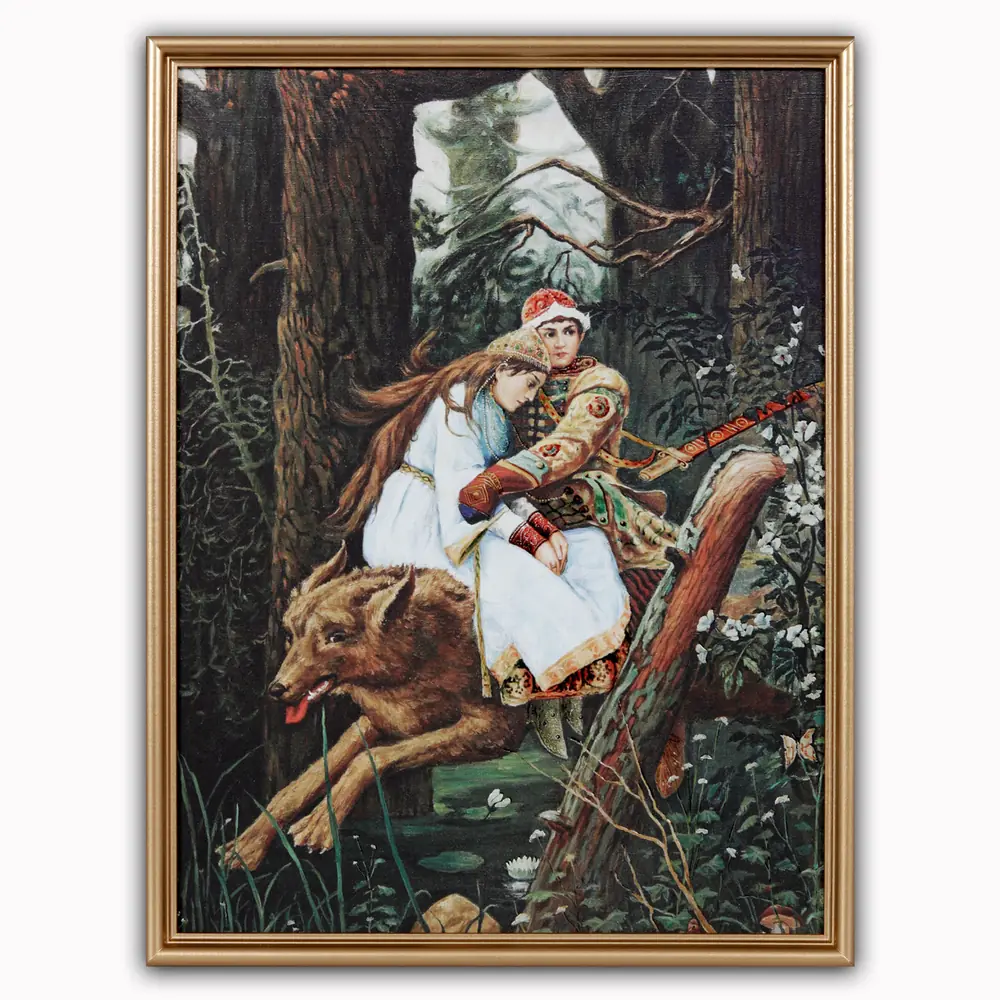 Picture 30×40, 3D print on plastic, in gilded frame №80
