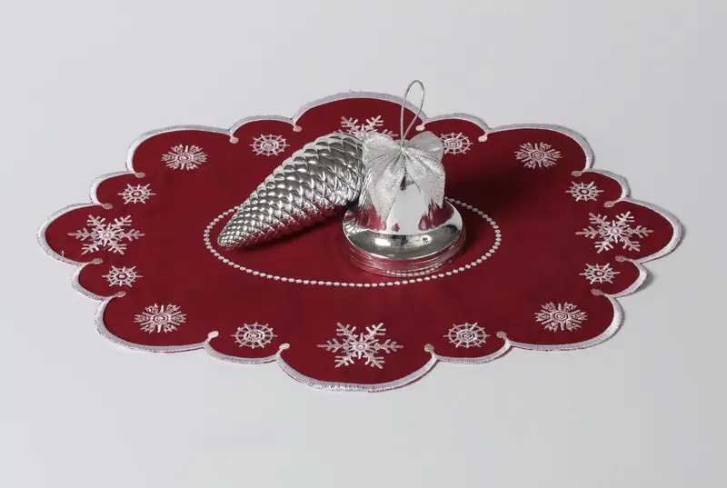 Embroidered church Christmas napkin №15