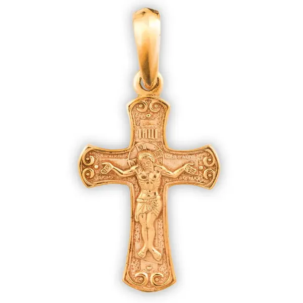 Neck cross №79 gold