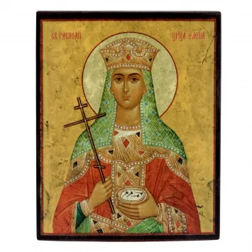 Icon on wood 9×11 varnish Helen