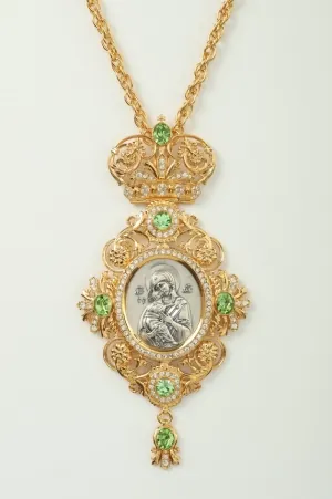 პანაღია №189 ჩამოსხმული გამოსახულება / მოოქროვება, მოვერცხლვა