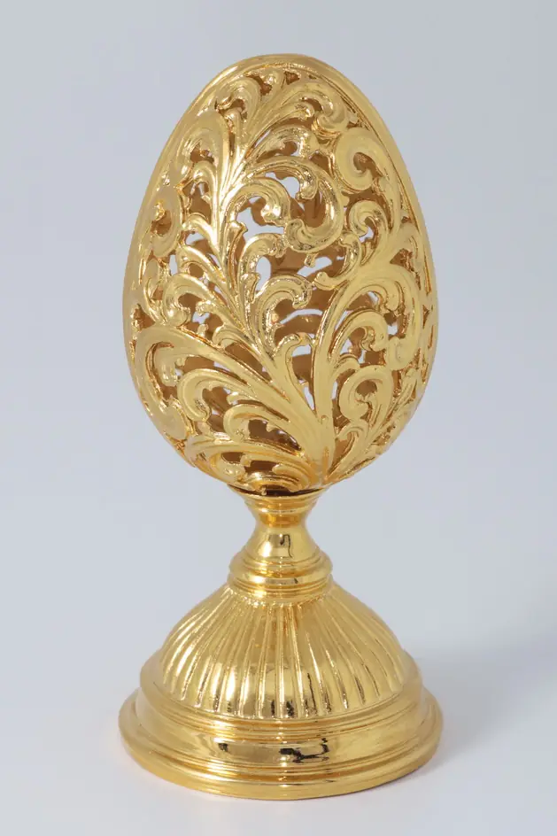 Easter egg on stand №8 casting / gilding