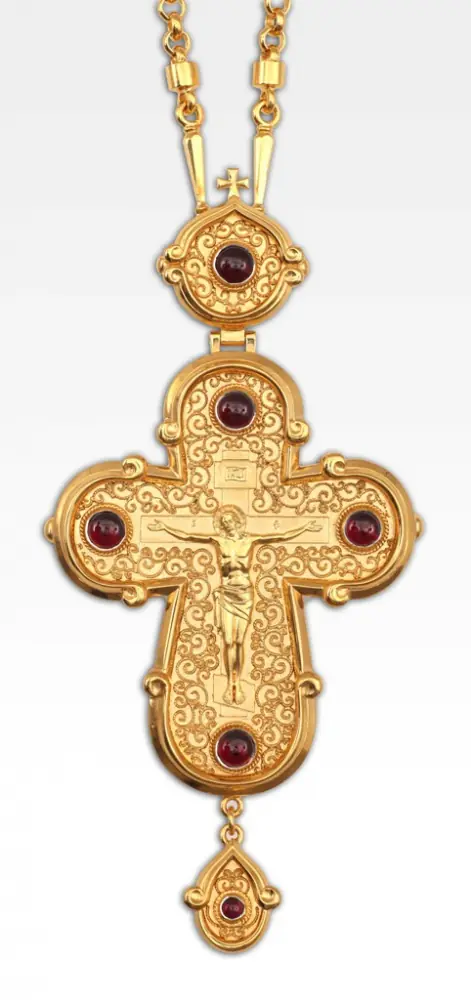 Pectoral cross №1000 / gilding / silver electroforming