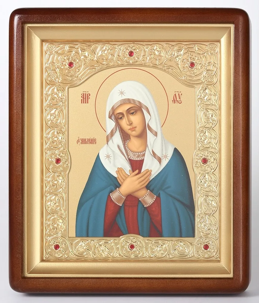 ხატი კიოტში 18×24 ფიგურული, ტემპერა, ფიგურული ჩარჩო, მოოქროვილი ლმობიერება 1