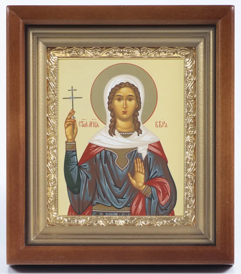 ხატი კიოტში 11×13 რთული, ტემპერა, მოოქროვილი ჩარჩო რწმენა