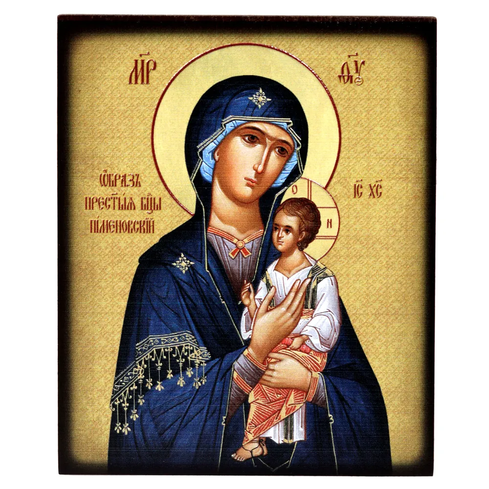 Icon on board 9×11 3D print, varnish Pimen
