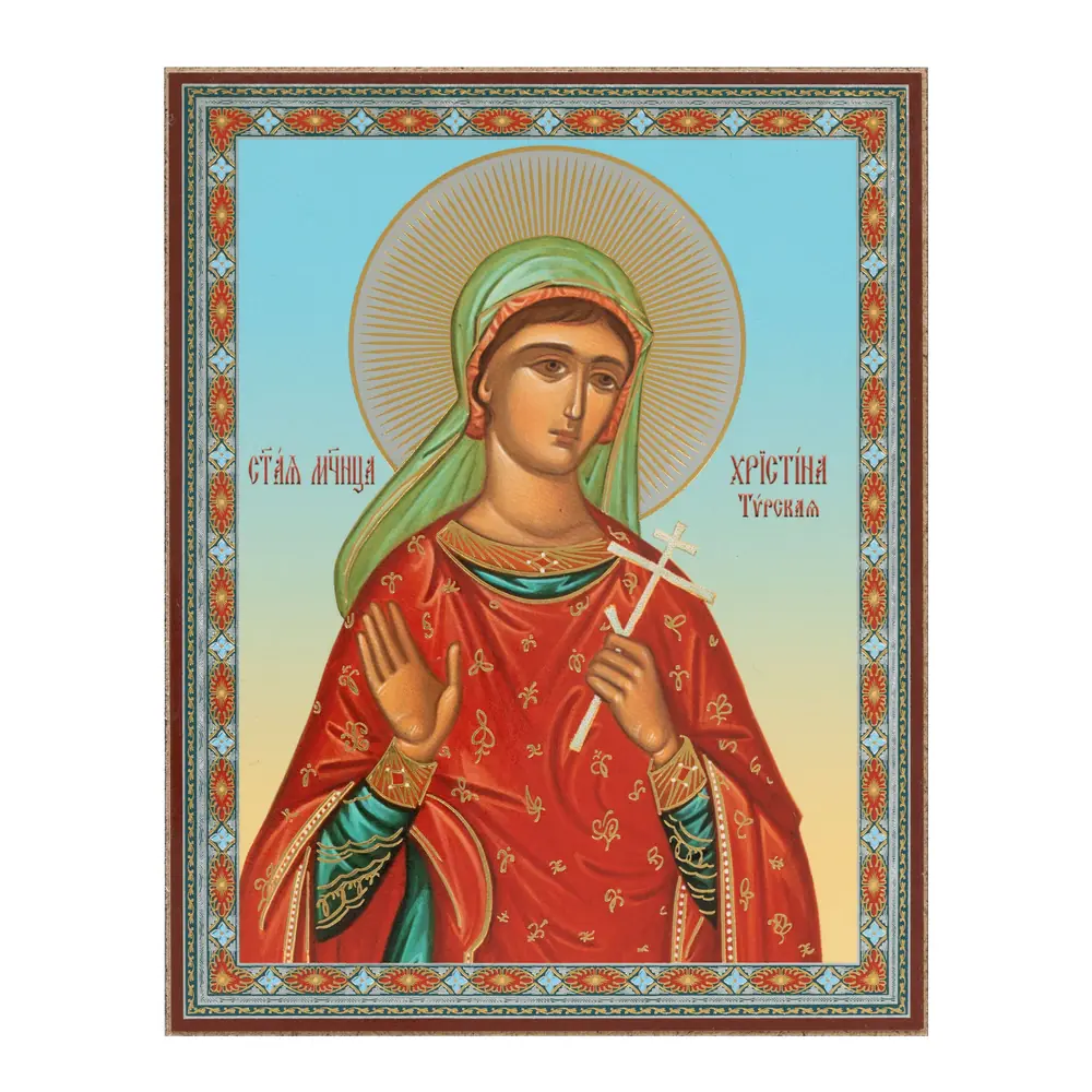Icon on hardboard №1 11×13 double embossing Christina 2