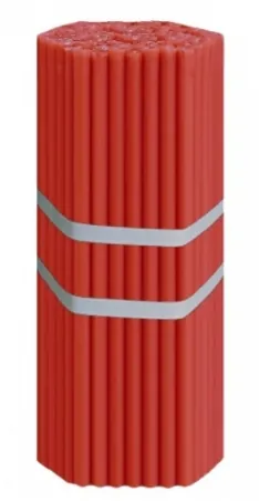 Red candles №20 part-wax