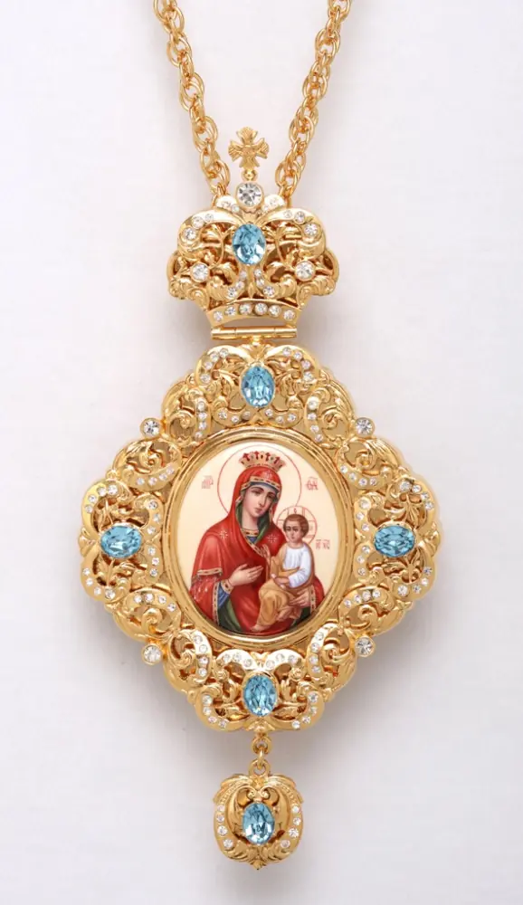 Panagia №102 / gilding / silver