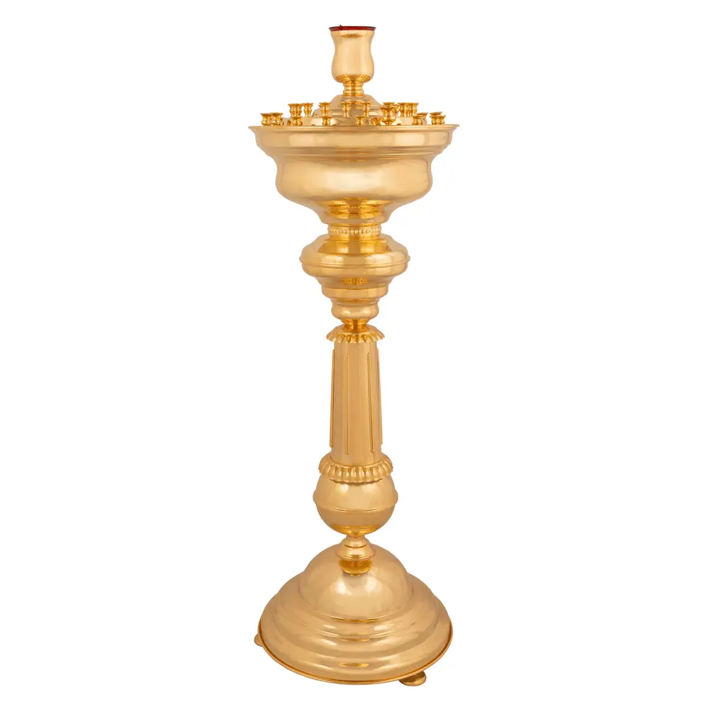 Candlestick №19 on 36 candles gilding