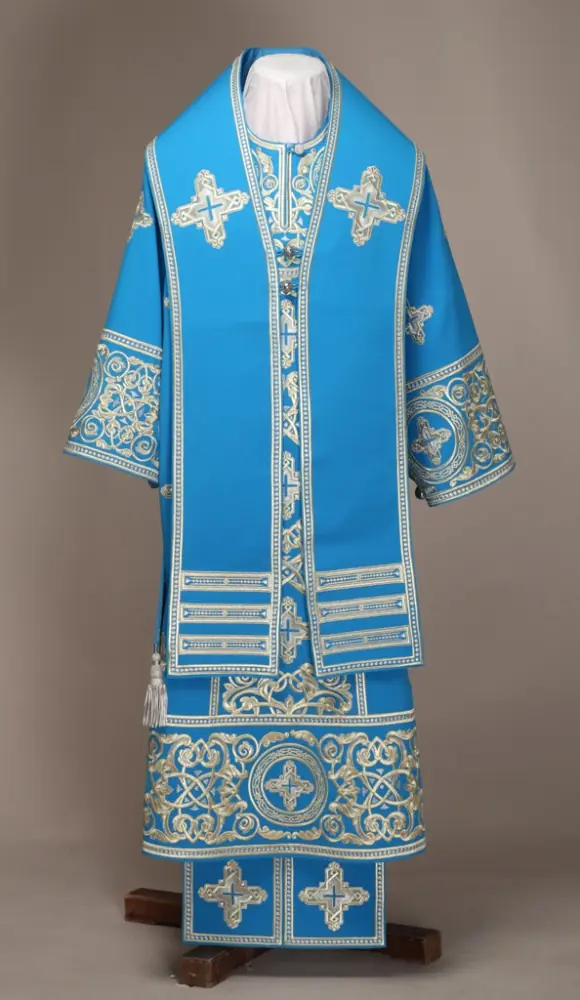 Bishop's vestment №033 wool machine-embroidered