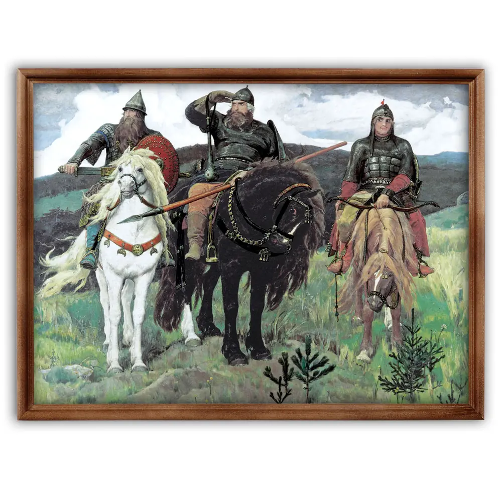 Picture 30×40, 3D print on plastic, in brown frame №79