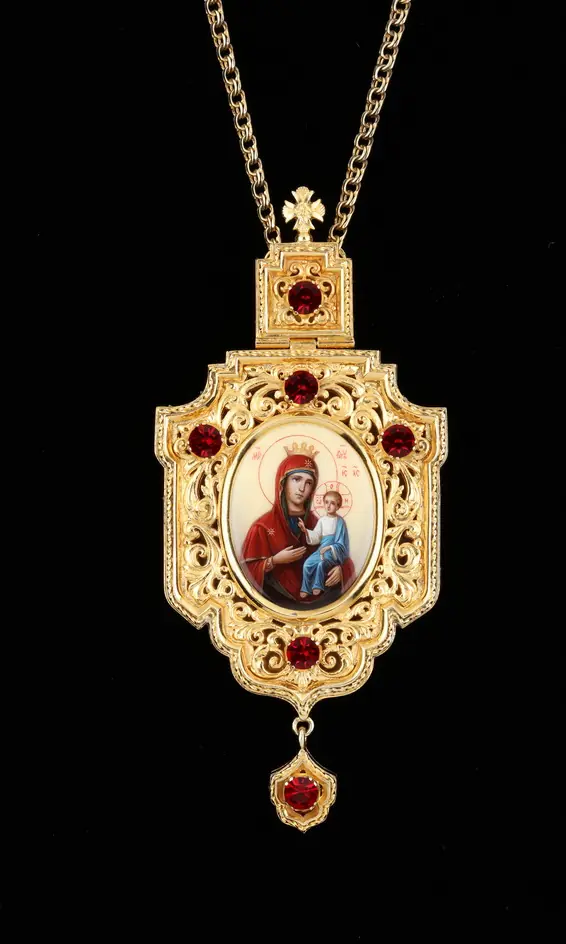 Panagia №35 / gilding / silver