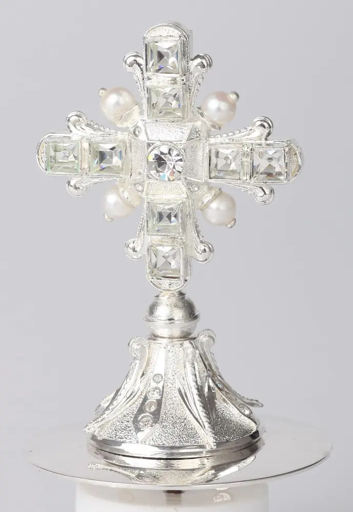 Mitre cross №14 / silver plating
