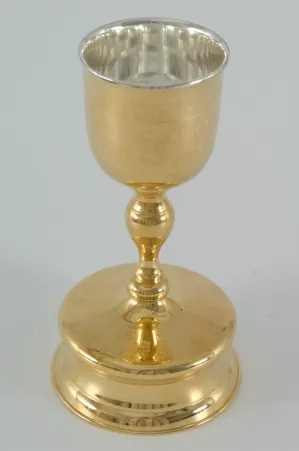Chalice-cup 0.75 with insert (nickel silver) silver plating gilding