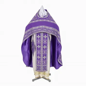 Priest's vestment №69 fabric gabardine machine-embroidered