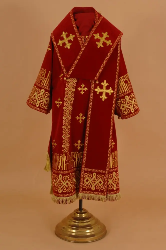 Bishop's vestment №068 velvet machine embroidery