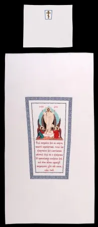 Funeral set silk print №1