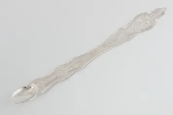 Communion spoon stamped silver