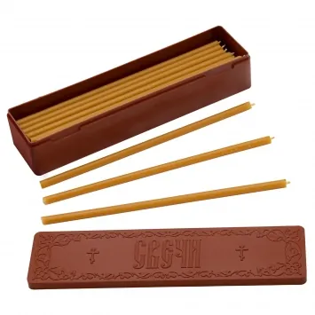 Set candles №60 wax / prayers in case