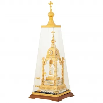 Tabernacle №5 with cast with overlays / gilding, silver plating
