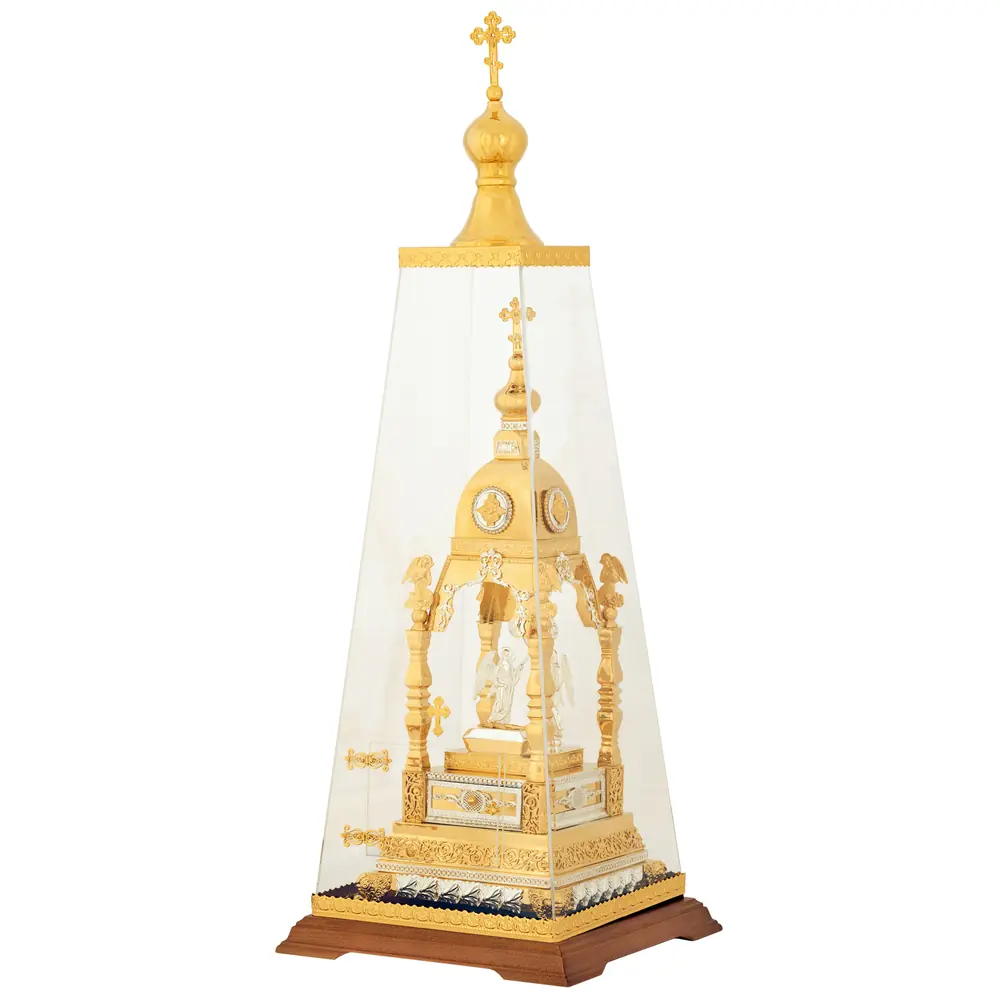 Tabernacle №5 with cast with overlays / gilding, silver plating