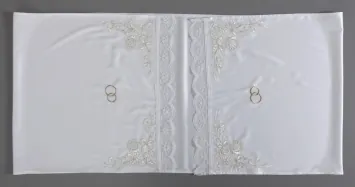 Towel for wedding machine embroidery
