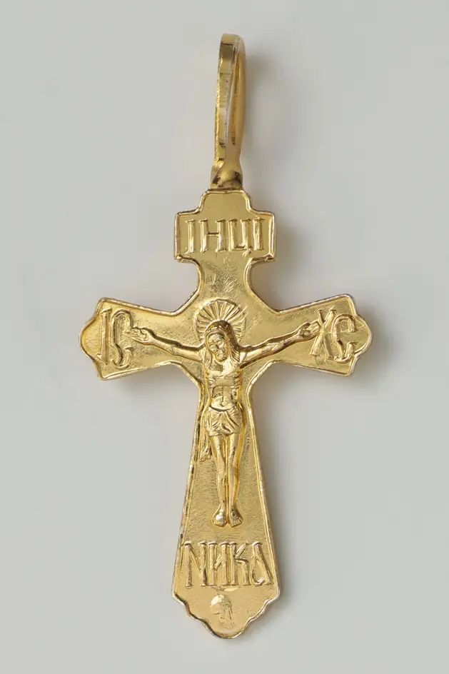 Cross №8 neck stamped aluminium