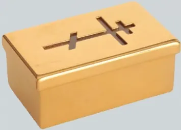 Altar consecration reliquary gilding