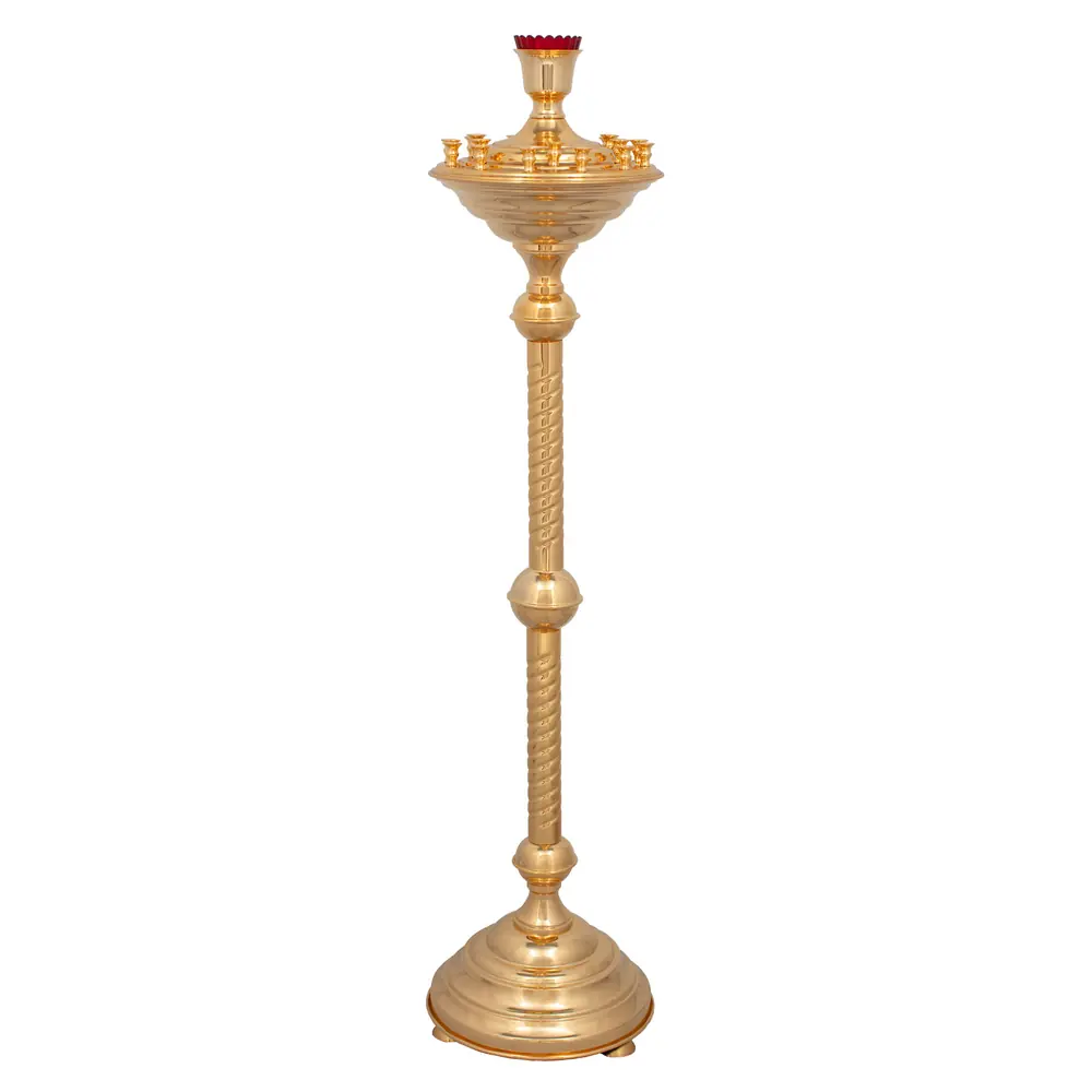 Candlestick №2 on 18 candles gilding