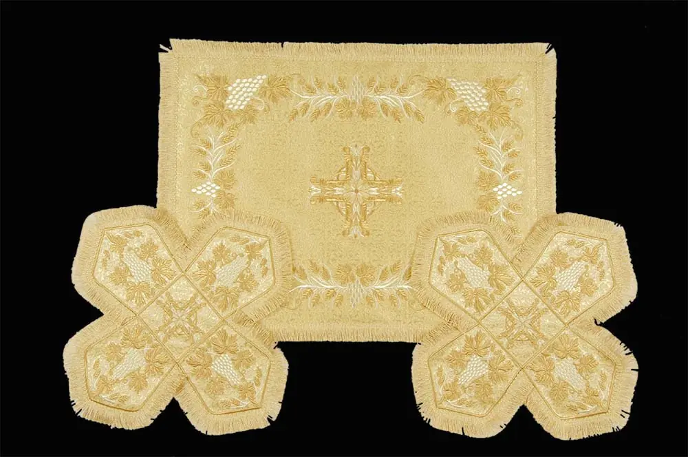 Aer (veil) №001 brocade machine embroidery 0,75-1,0 l chalice