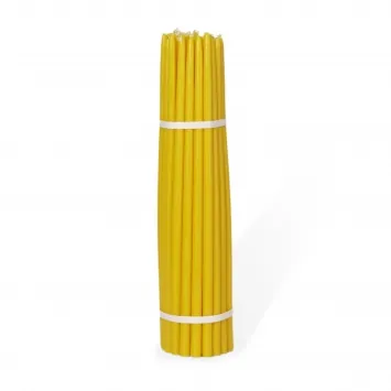 Bishop's candles without bronzing