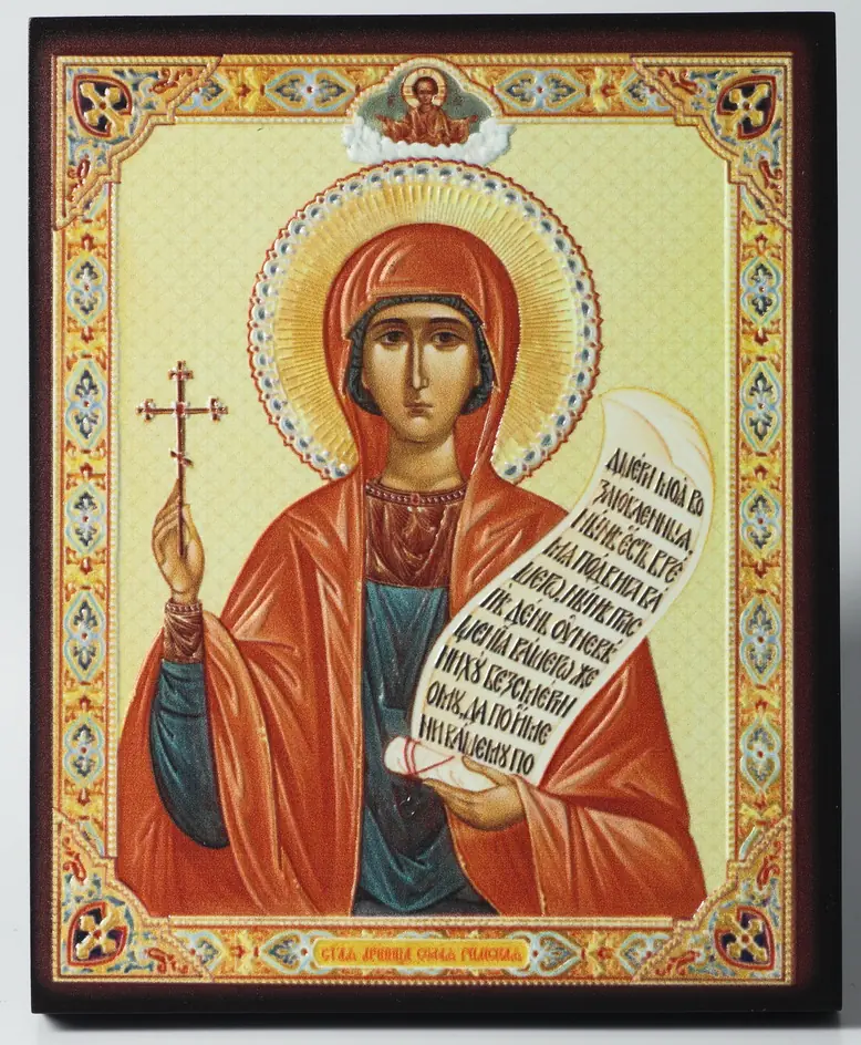Icon on board 13×15 3D print, varnish Sophia 1