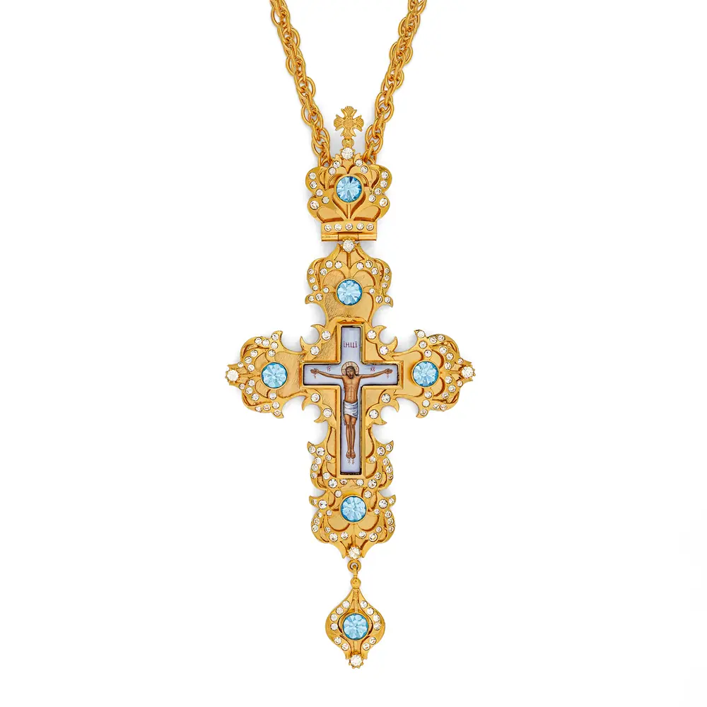 Pectoral cross №26 / gilding