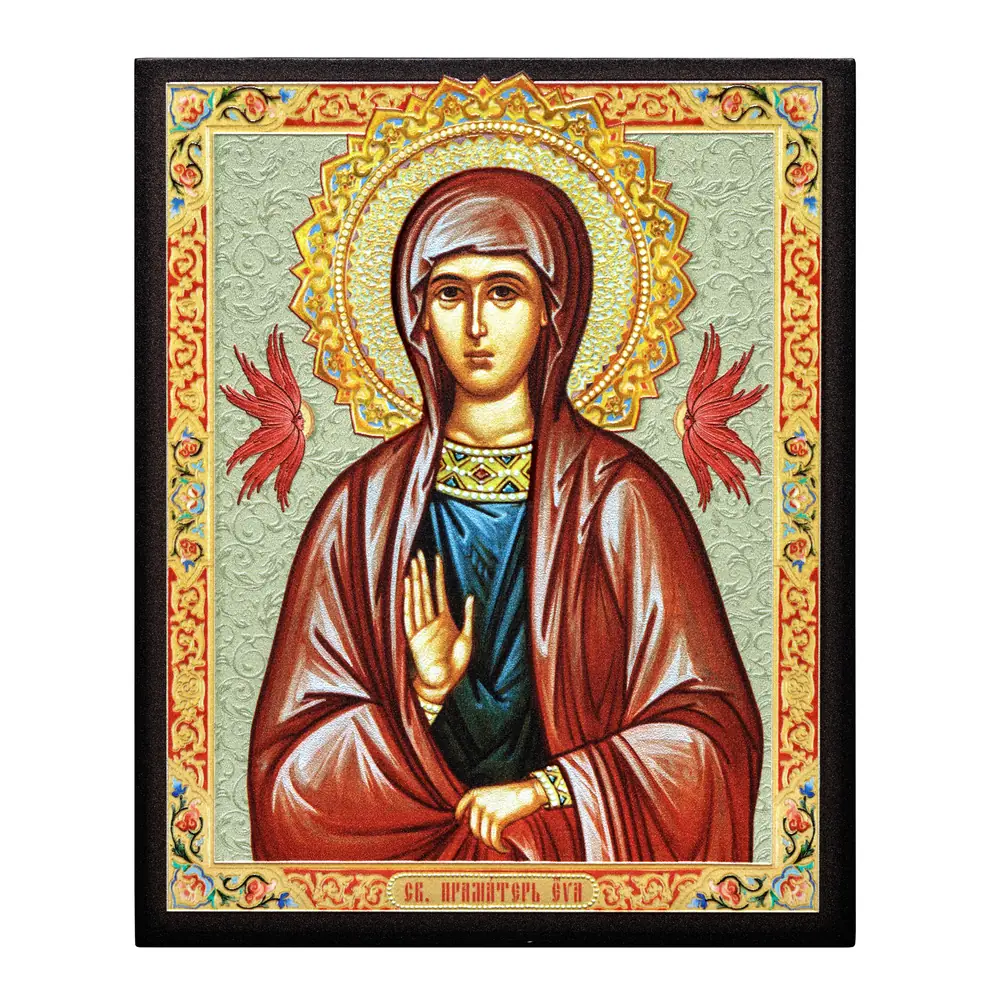 ხატი დაფაზე 13×15 მოცულობითი ბეჭდვა, ლაქი ევა