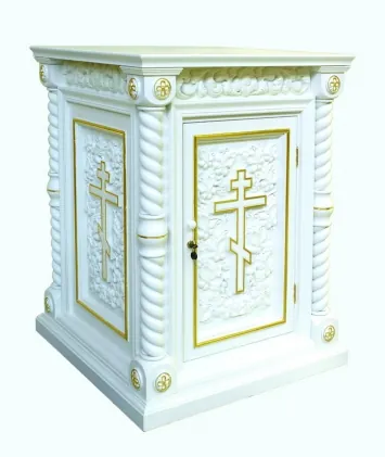Table of oblation №4 0.8×0.8 (set 4) white