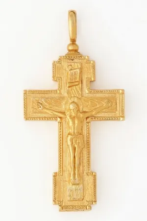 ჯვარი სანაწილე საშუალო თითბერი / მოოქროვება