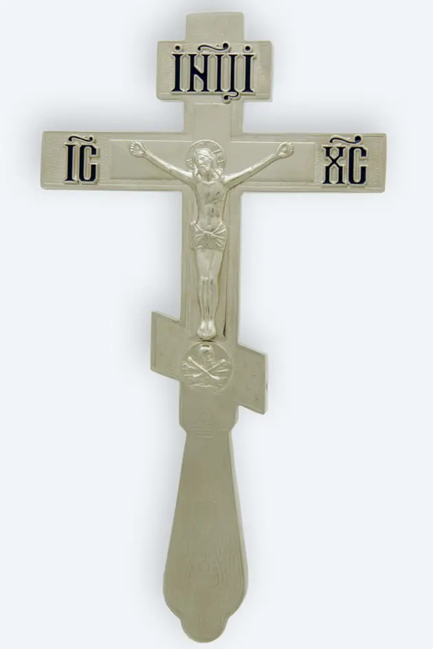 Altar cross №3-3 small nickel