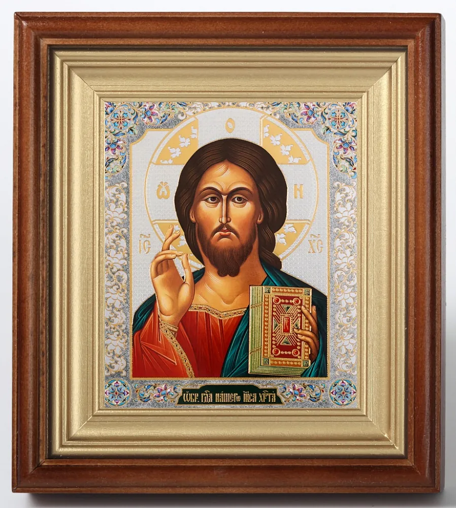 Icon in icon case 11×13 complex, double embossing Saviour 10