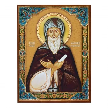 Icon on board 30×40 3D print, varnish №2 Arcadius of Boldino