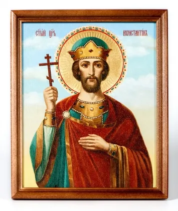 Icon in wooden frame made to order 18×24 canvas image of your choice